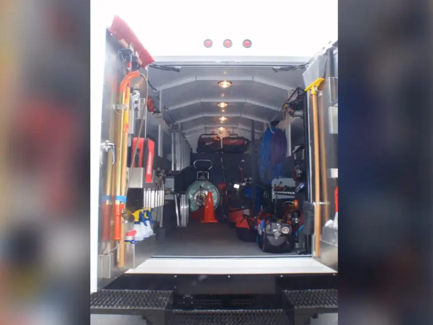 Open service van stocked with tools and equipment for About Altadena Plumbing Pros