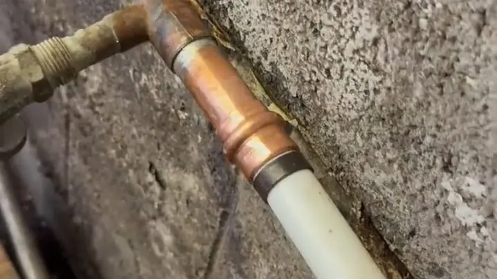Water supply line repair with exposed copper or pex piping for Water Line Installation & Repair in Altadena, CA